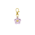 Flower Shaped Leather Charm