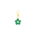 Flower Shaped Leather Charm