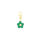 Flower Shaped Leather Charm