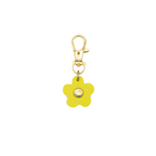 Flower Shaped Leather Charm