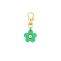 Flower Shaped Leather Charm