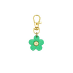 Flower Shaped Leather Charm