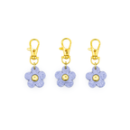 Flower Shaped Leather Charm