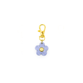 Flower Shaped Leather Charm