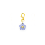 Flower Shaped Leather Charm