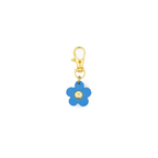 Flower Shaped Leather Charm