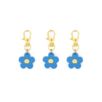 Flower Shaped Leather Charm