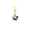 Flower Shaped Leather Charm