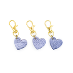 Heart Shaped Leather Charm