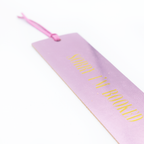 "Sorry I'm Booked" Bookmark