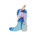 "Let's Go Girls" Cowboy Boot Keychain