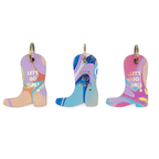 "Let's Go Girls" Cowboy Boot Keychain