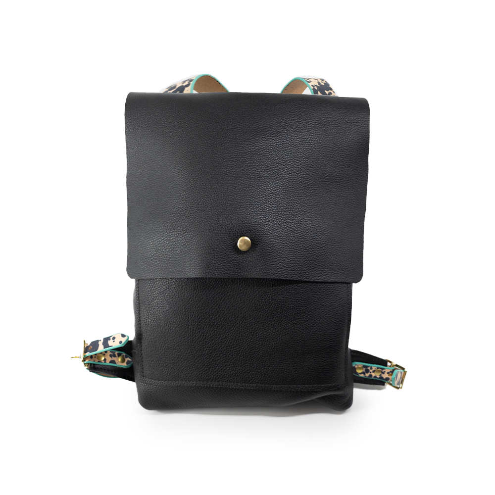 Boss Lady Leather Laptop Backpack