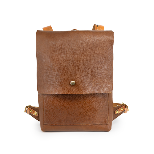 Boss Lady Leather Laptop Backpack