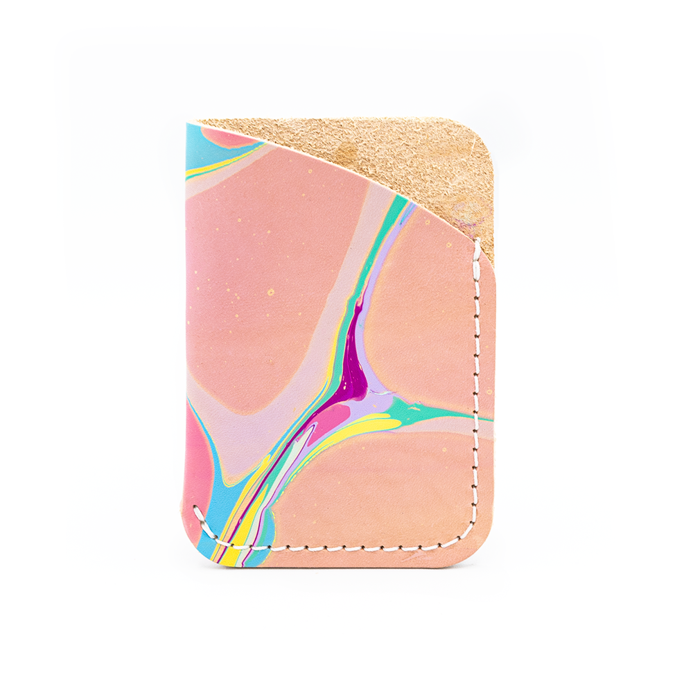 Minimal Leather Card Wallet - Glad & Young Studio