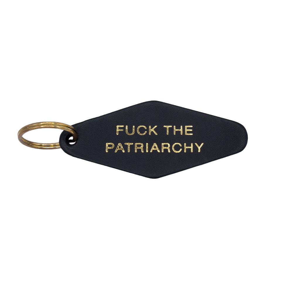 "F The Patriarchy" Hotel Keychain