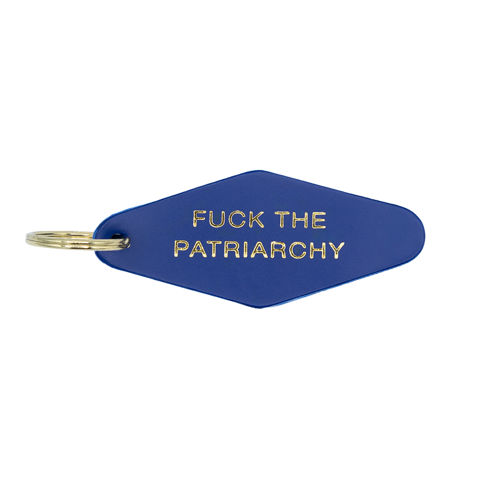 "F The Patriarchy" Hotel Keychain