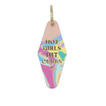 "Hot Girls Hit Curbs" Hotel Keychain