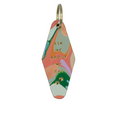 "Ask Me About My Cat" Hotel Keychain