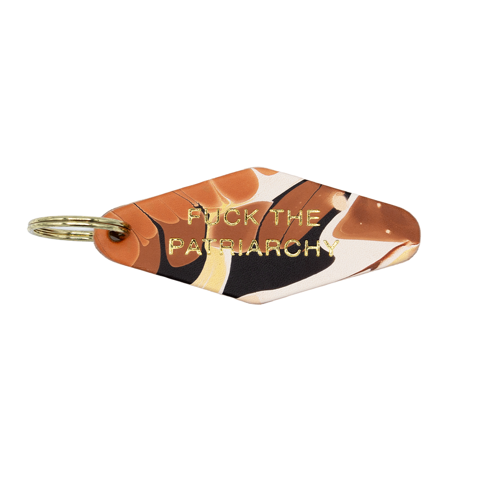 "F The Patriarchy" Hotel Keychain