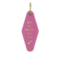"Ask Me About My Cat" Hotel Keychain