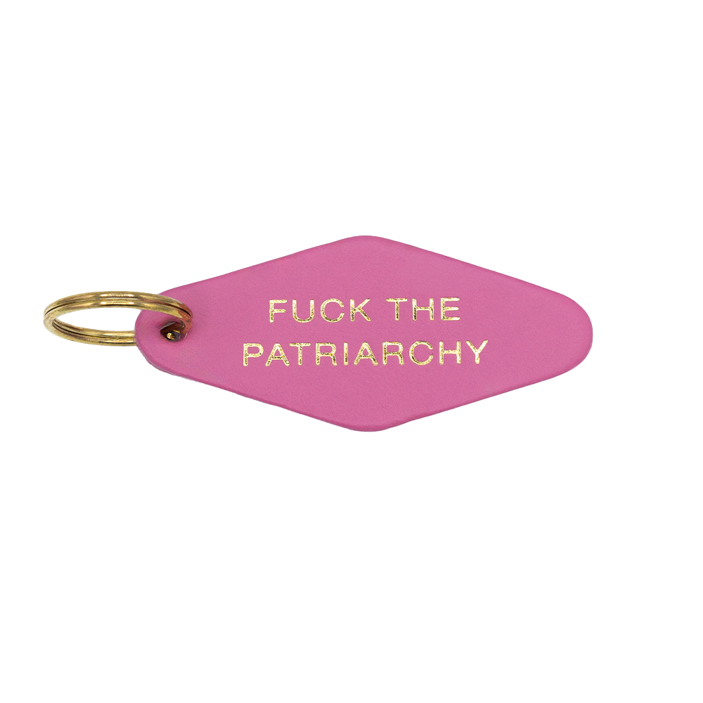 "F The Patriarchy" Hotel Keychain