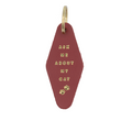 "Ask Me About My Cat" Hotel Keychain