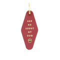 "Ask Me About My Dog" Hotel Keychain