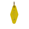 "Ask Me About My Cat" Hotel Keychain