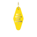 "Hot Girls Hit Curbs" Hotel Keychain
