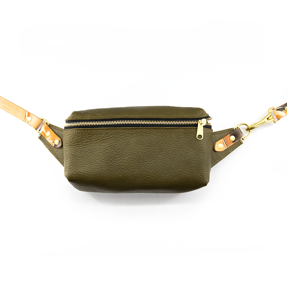 Modern Leather Sling Bag - Glad & Young Studio