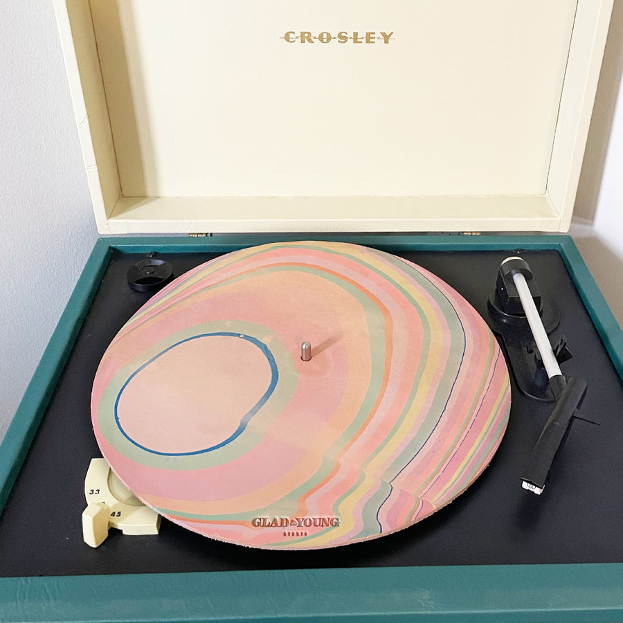 Glad & Young Studio — Leather Record Mat